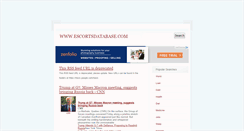 Desktop Screenshot of escortsdatabase.com
